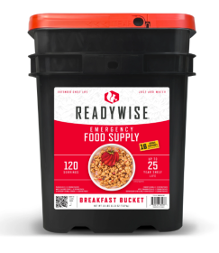 120 Serving Breakfast Only Grab and Go Bucket