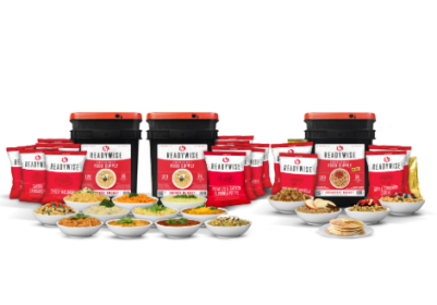 360 Serving Package - 62 lbs - Includes: 2 - 120 Serving Entrée Buckets and 1 - 120 Serving Breakfast Bucket