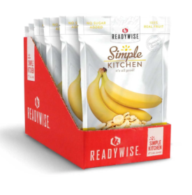 Simple Kitchen Bananas Chips - 22 Serving Can