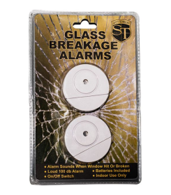 Glass Break Alarm 100dB 2 pack