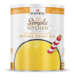 Simple Kitchen Orange Drink Mix- 86 Serving Can