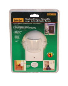 OUTDOOR HOMESAFE WIRELESS HOME SECURITY  MOTION SENSOR