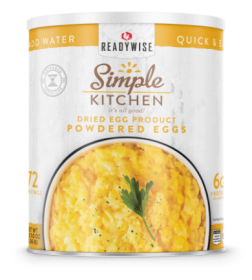 Simple Kitchen Powdered Eggs - 72 Serving Can